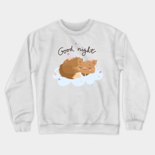 Good Night Cat Crewneck Sweatshirt